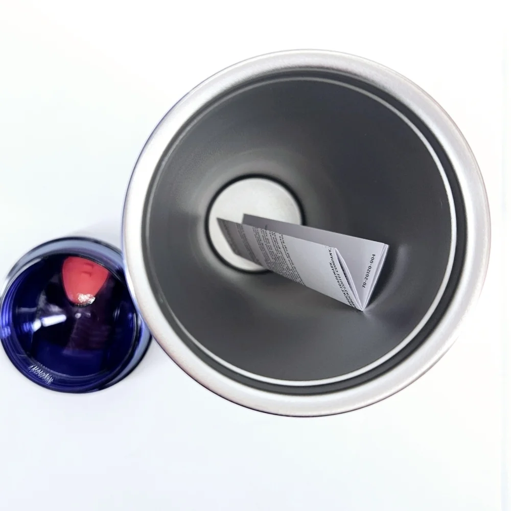 Starbucks Ombre 2 tone Red Navy Blue Cold Cup Tumbler New 16 oz - Picture 4 of 6